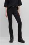 Hugo Boss Wijde Broek met Logo Print Black Dames - Thumbnail 2