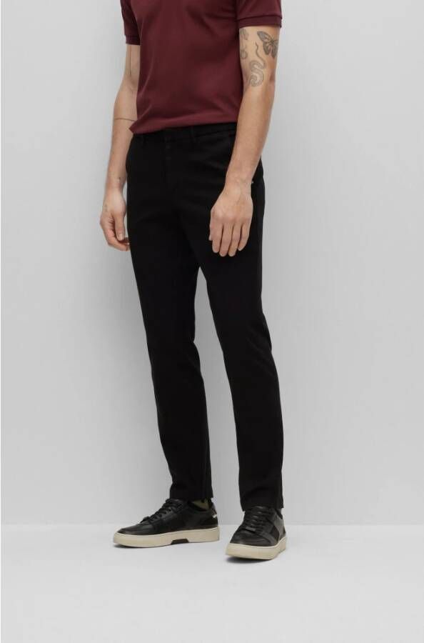 Hugo Boss Slim-fit broek Zwart Heren