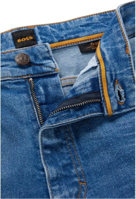Hugo Boss Slimfit-jeans Blauw Heren