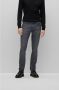 Hugo Boss Premium Slim Fit Jeans met Regular-Rise Taille Grijs Heren - Thumbnail 7