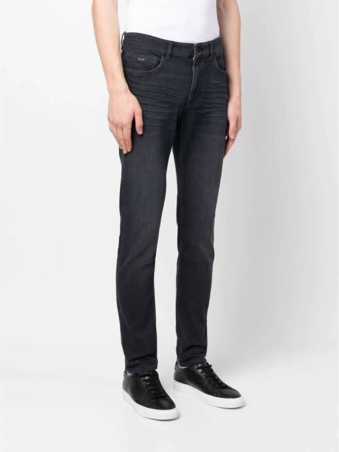 Hugo Boss Slim-fit Jeans Zwart Heren