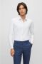 Hugo Boss Slim Fit Overhemd van Stretch Katoen Satijn White Heren - Thumbnail 2