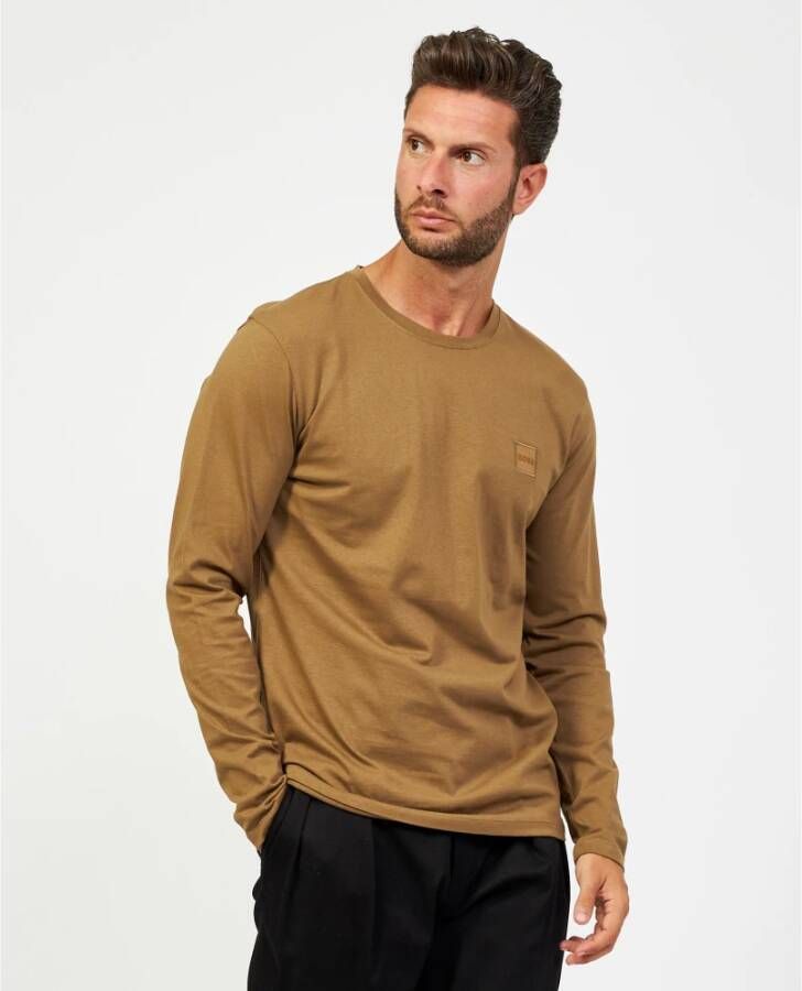 Hugo Boss Sweatshirts Bruin Heren