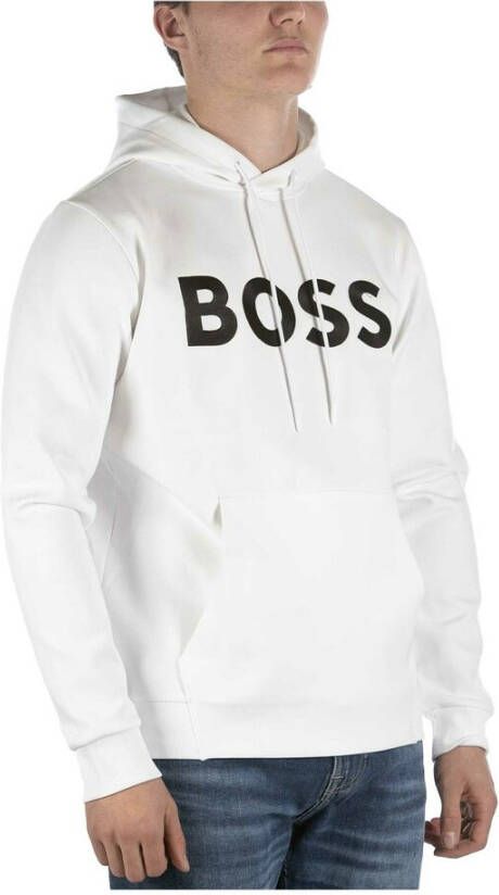 Hugo Boss Sweatshirts Wit Heren