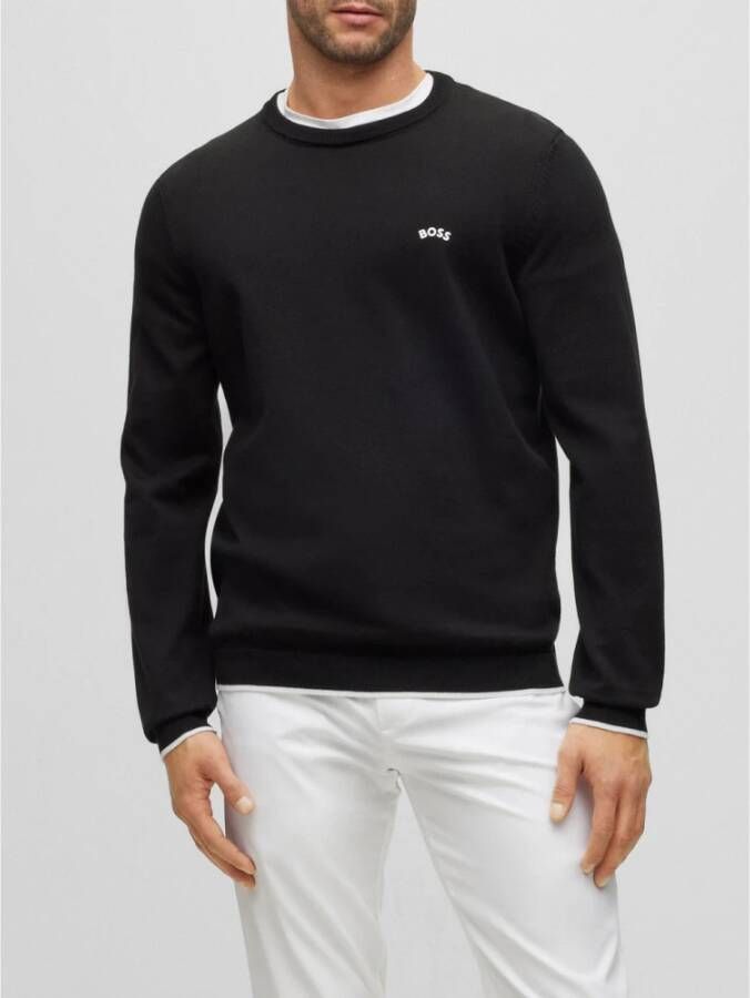 Hugo Boss Sweatshirts Zwart Heren