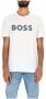 Boss Jersey Thinking 1 Heren T-shirt White Heren - Thumbnail 7