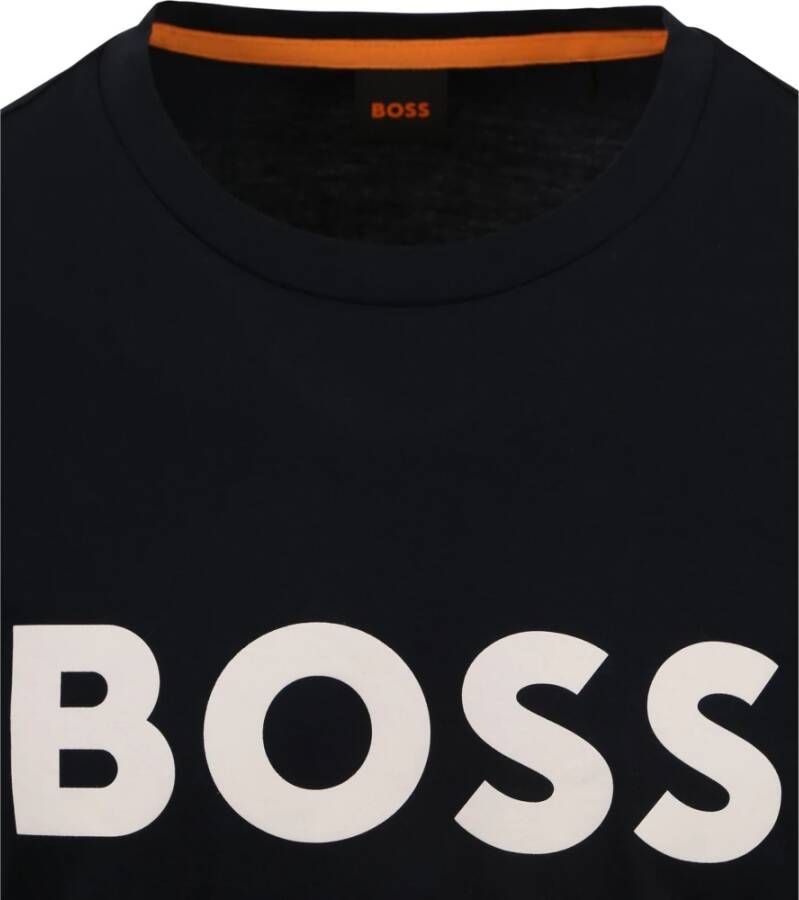 Hugo Boss T-shirt Logoavy Blauw Heren
