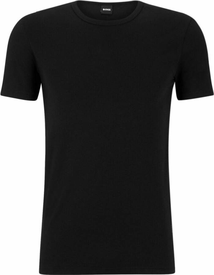 Hugo Boss T-shirt modern 3-pack Zwart Heren