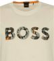 Boss T-shirt Teetrury 2 Off White - Thumbnail 3