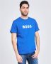 Hugo Boss T-shirt Kobaltblauw Blauw Heren - Thumbnail 4