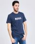 Boss T-shirt met labelprint model 'Basic Logo' - Thumbnail 3