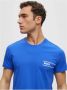 Hugo Boss T-Shirts Blauw Heren - Thumbnail 2