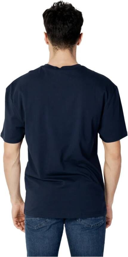 Hugo Boss T-Shirts Blauw Heren