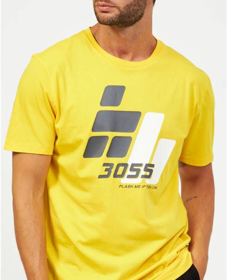Hugo Boss T-Shirts Geel Heren