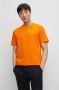 Hugo Boss T-Shirts Oranje Heren - Thumbnail 2