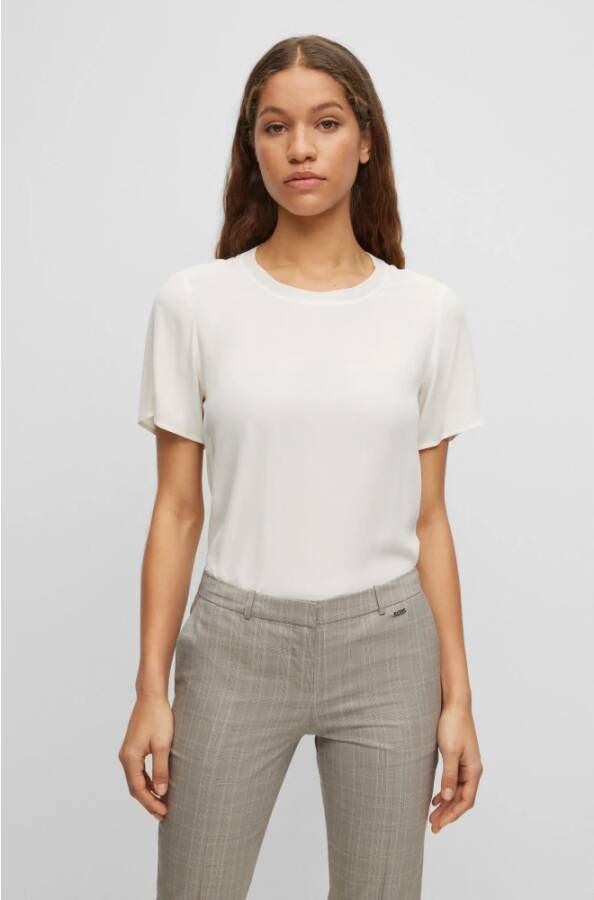 Hugo Boss T-Shirts Wit Dames