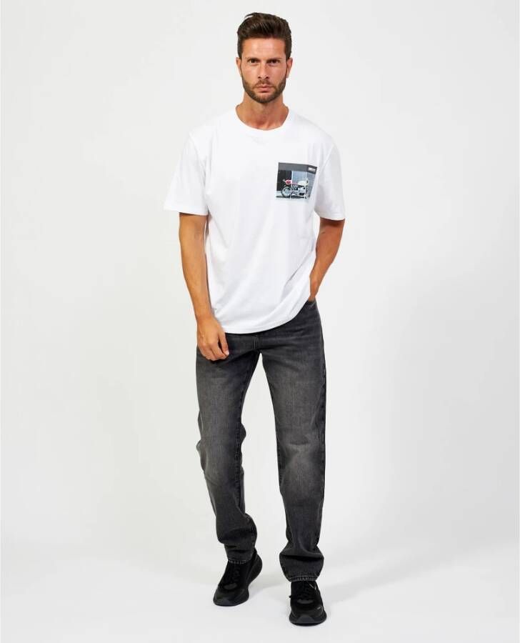 Hugo Boss T-Shirts Wit Heren