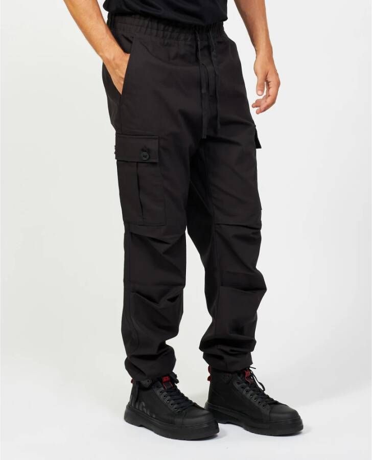 Hugo Boss Trousers Zwart Heren