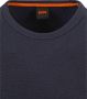 Boss Orange Shirt met lange mouwen en geribde ronde hals model 'Tempesto' - Thumbnail 6