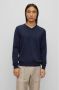 Hugo Boss Gebreide kleding met V-hals Blauw Heren - Thumbnail 2