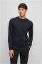Hugo Boss Warm gebreid wollen kledingstuk norHeren pasvorm Black Heren - Thumbnail 6