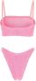 Hunza G Gigi Bikini Pink Dames - Thumbnail 2