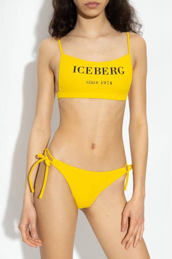 Iceberg Bikinibroekje Geel Dames