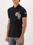Iceberg Looney Tunes Small Patch Polo Black Heren - Thumbnail 3
