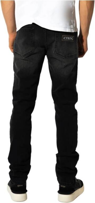 Iceberg Straight Trousers Zwart Heren