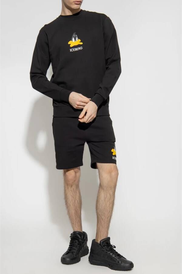 Iceberg Sweaters Black Zwart Heren - Foto 2