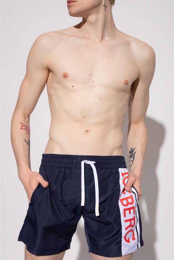Iceberg Zwemshorts Blauw Heren