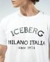 Iceberg Witte T-shirt 6325 1101 White Heren - Thumbnail 4