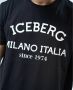 Iceberg T-shirt Zwart 6325 9000 Black - Thumbnail 3