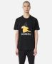 Iceberg T-shirt Daffy Face Print Czarny Zwart Heren - Thumbnail 2