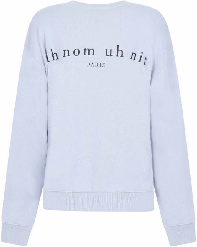 IH NOM UH NIT Crewneck met toekomstig masker Blauw Heren