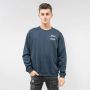 In Gold We Trust Het slanke licht sweatshirt Blauw Heren - Thumbnail 6