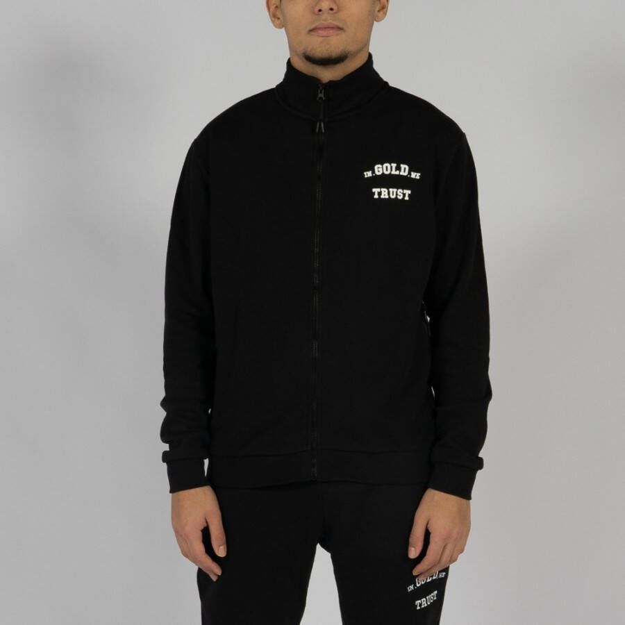 In Gold We Trust The Crocodile Jet Black Zwart Heren