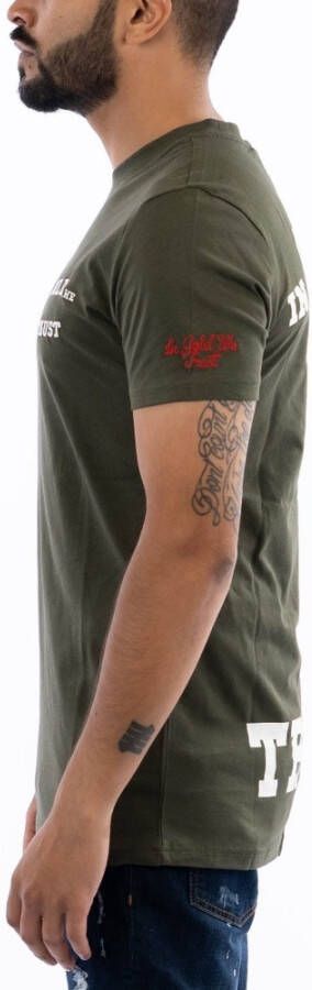 In Gold We Trust Het pusha t-shirt Groen Heren