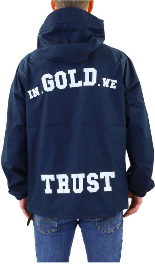 In Gold We Trust De paraplu Blauw Heren