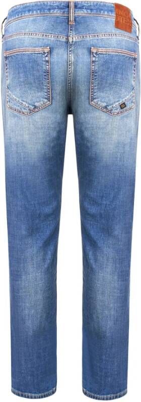 Incotex Denim Jeans 98% Katoen 2% Elastaan Blue Heren
