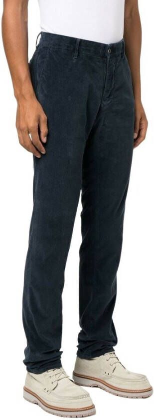 Incotex Rechte beenbroek Blauw Heren