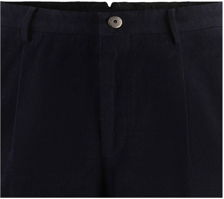 Incotex Straight Trousers Zwart Heren