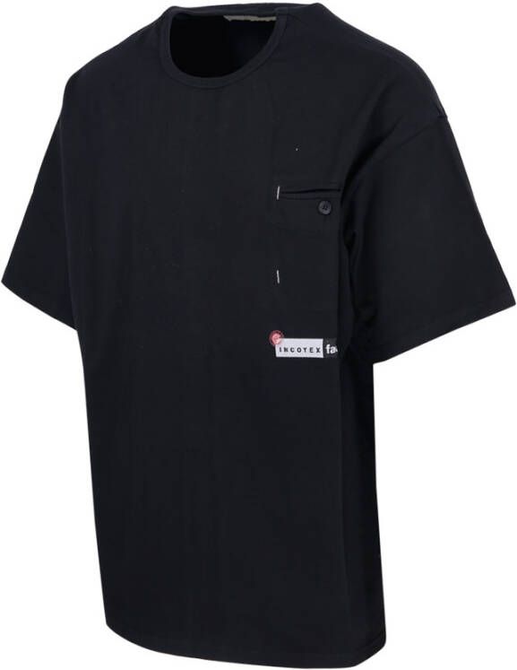 Incotex T-shirts Zwart Heren