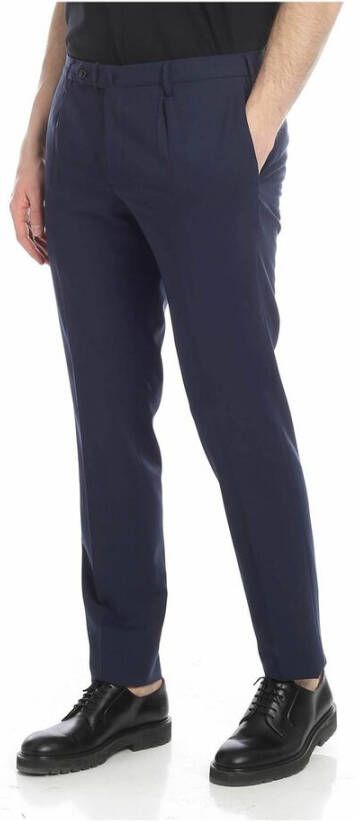 Incotex Broek Blauw Heren