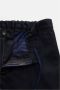 Incotex Verstelbare blauwe wollen broek met trekkoord Blauw Heren - Thumbnail 2