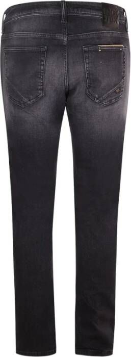 Incotex Zwarte Division Jeans met Logo Zwart Heren