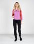 Invicta Eenvoudige Stijl Rits Sweater Rood Dames - Thumbnail 3