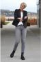 InWear Stijlvol Marineblauw Blazerjasje Blauw Dames - Thumbnail 6