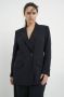 InWear Klassieke Zwarte Blazer Jas Black Dames - Thumbnail 2