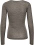 InWear Slim Fit Langemouw Top Bruin Dames - Thumbnail 2
